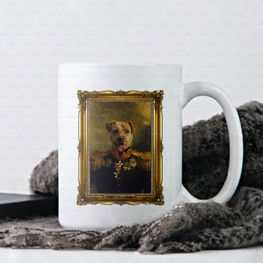 Personalized Dog Gift Idea - Royal Dog's Portrait 43 For Dog Lovers - White Mug